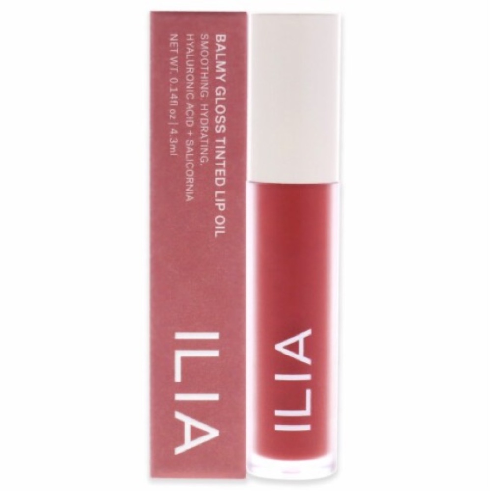 ILIA Balmy Gloss Tinted Lip Oil - Saint - Travel Size NIB
